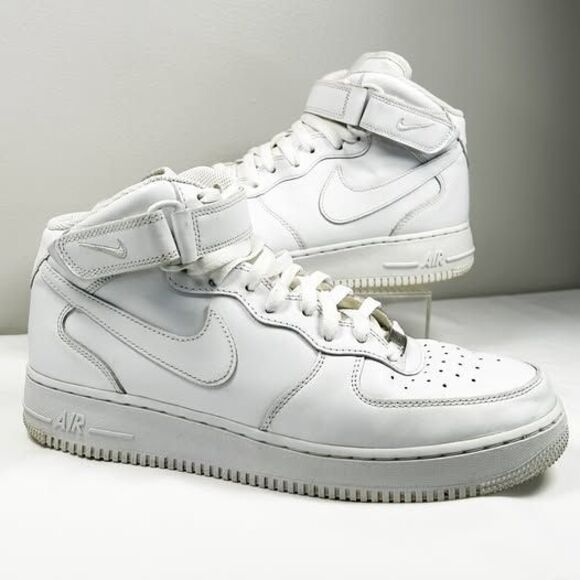 Nike Air Force 1 Mid ‘07 – All White – Men’s Size (11) - Picture 1 of 8